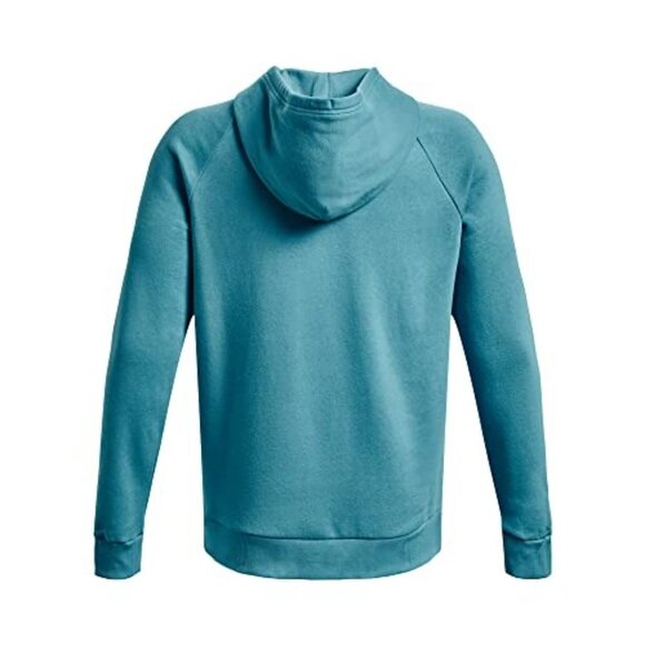 Under Armour Men's Rival Fleece Pullover Hoodie Sz. M Bright Blue - Picture 11 of 12